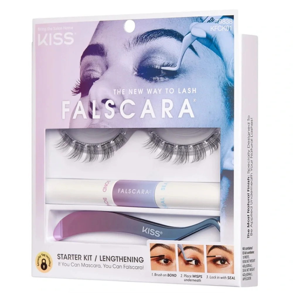 FALSCARA Starter Kit 10mm-12mm Lengthening Wisps New NonStick Applicator NWT